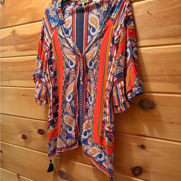 Democracy Tops - Democracy Multicolor Paisley Blouse size S